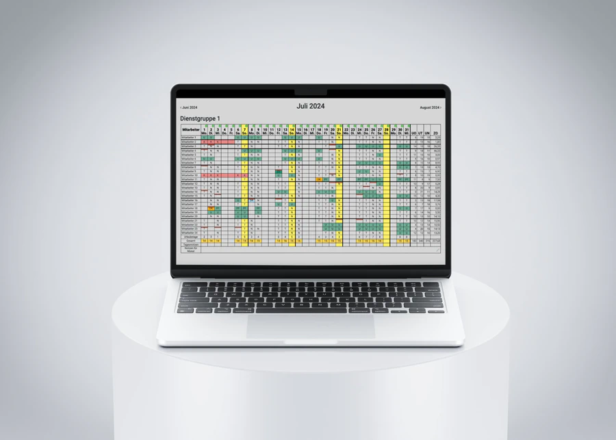 Web-based Duty Roster Tool